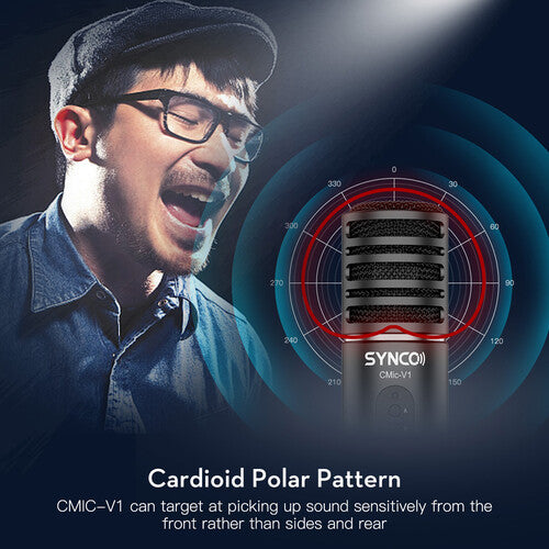Synco CMic-V1 Desktop USB Large-Diaphragm Condenser Microphone