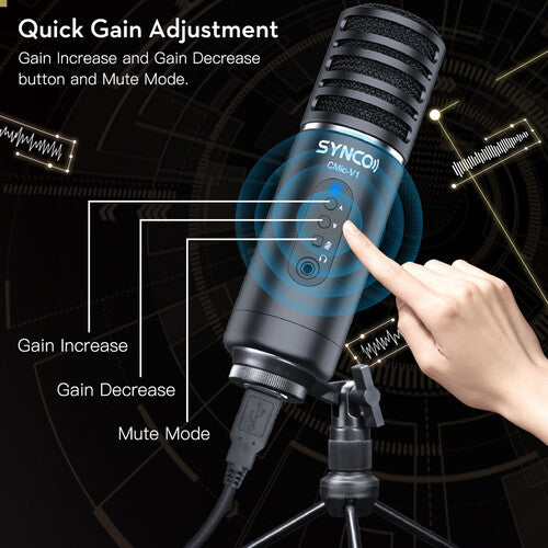 Synco CMic-V1 Desktop USB Large-Diaphragm Condenser Microphone