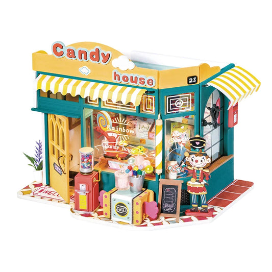 Rainbow Candy House DIY Miniature House