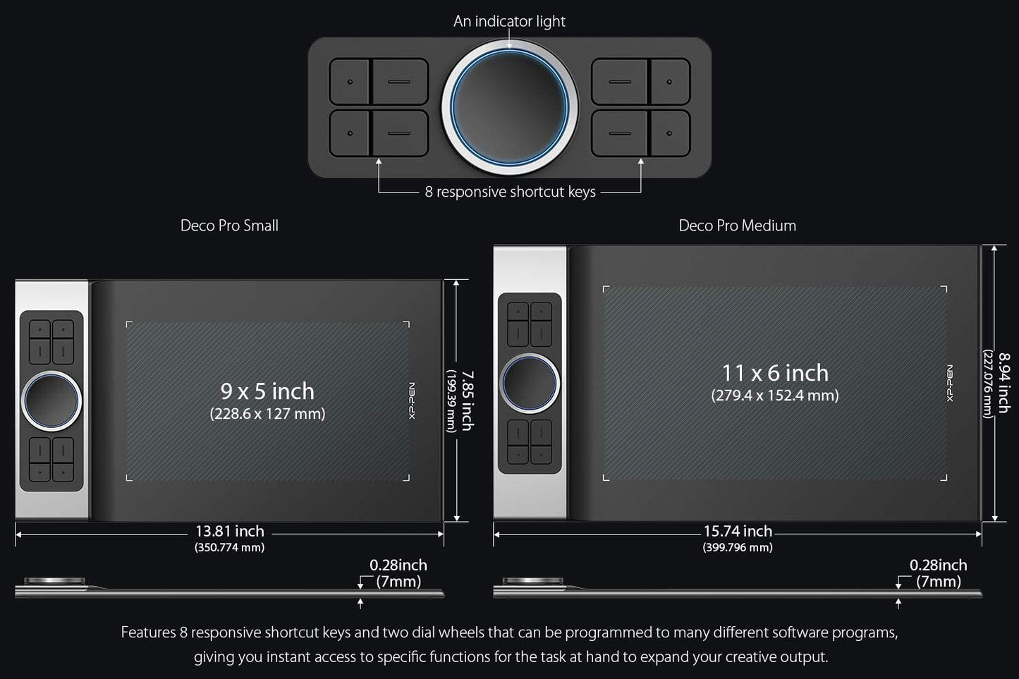 XPPen Deco Pro M Graphics Drawing Tablet - We Love Gadgets