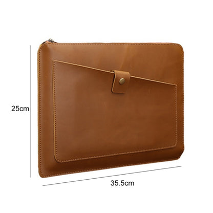 13.3 inch Leather Laptop Sleeve Bag - We Love Gadgets