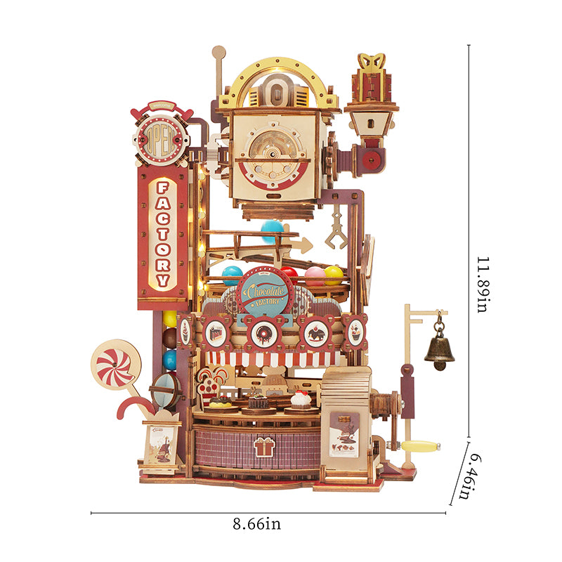Robotime Chocolate Factory Story Wooden DIY House