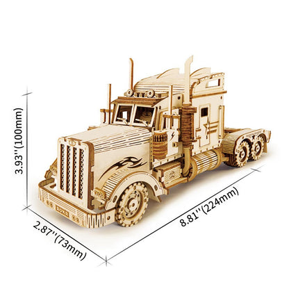 Robotime Heavy Truck Scale Model 3D Wooden Puzzle