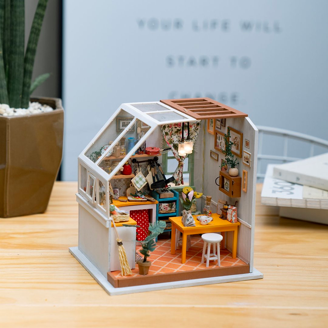 Robotime Wooden DIY House - Jason's Kitchen
