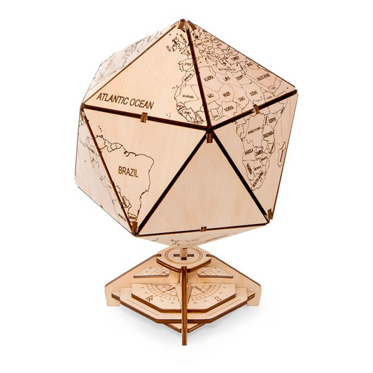 Ewa Icosahedral Globe 97pc 3d Puzzle