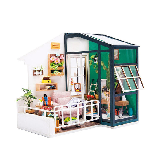 Robotime Balcony Daydreaming Miniature Dollhouse Kit