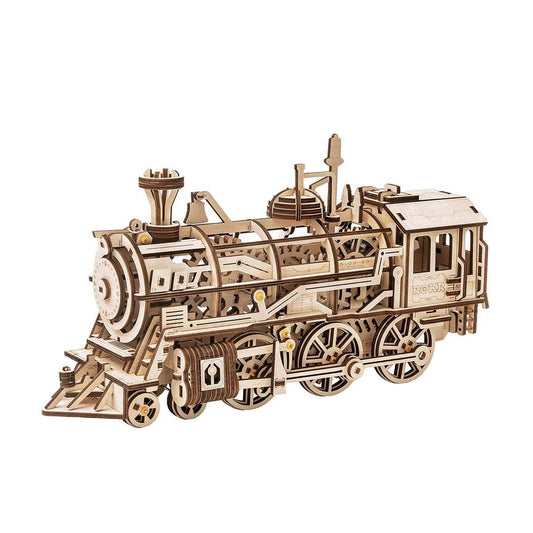 Robotime Locomotive Mechanical Gears 3D Wooden Puzzle