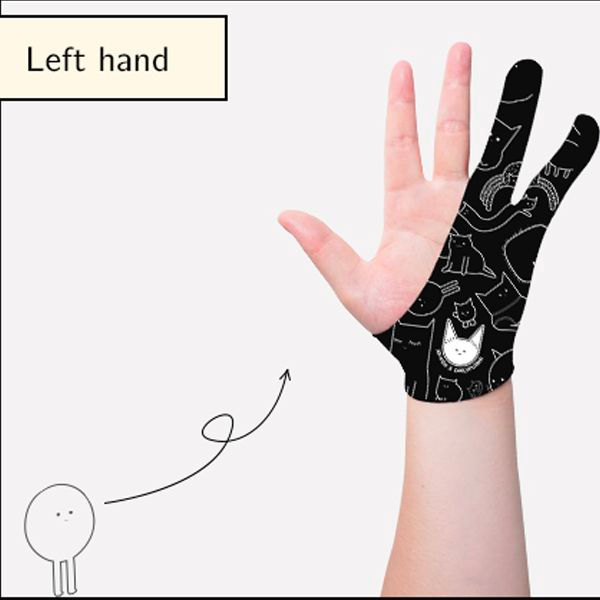 Universal Artist DailyPurr Edition Lycra Glove For Graphics Drawing Tablets