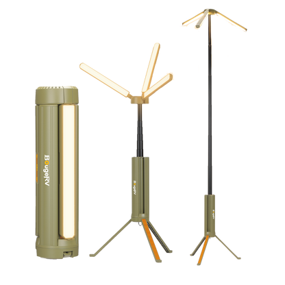 BougeRV 3000LM Portable Telescopic Outdoor Camping Rechargeable LED Light