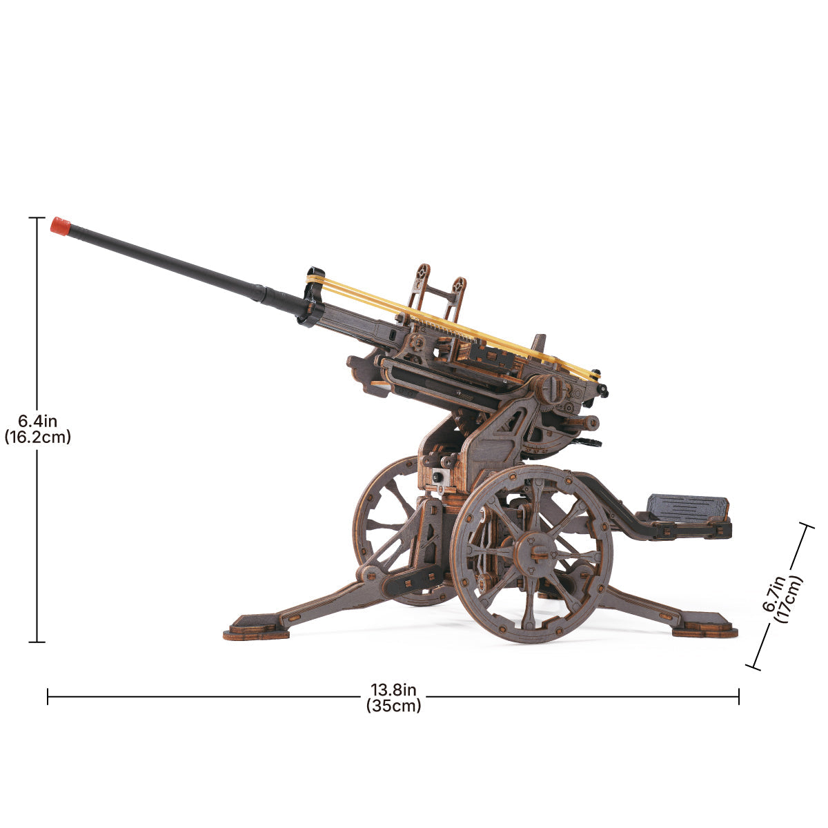 Robotime Anti-Aircraft Gun Wooden DIY 3D Puzzle