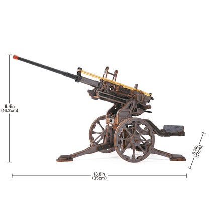 Robotime Anti-Aircraft Gun Wooden DIY 3D Puzzle