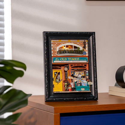Robotime Old Times Bookstore 3D Wooden Puzzle