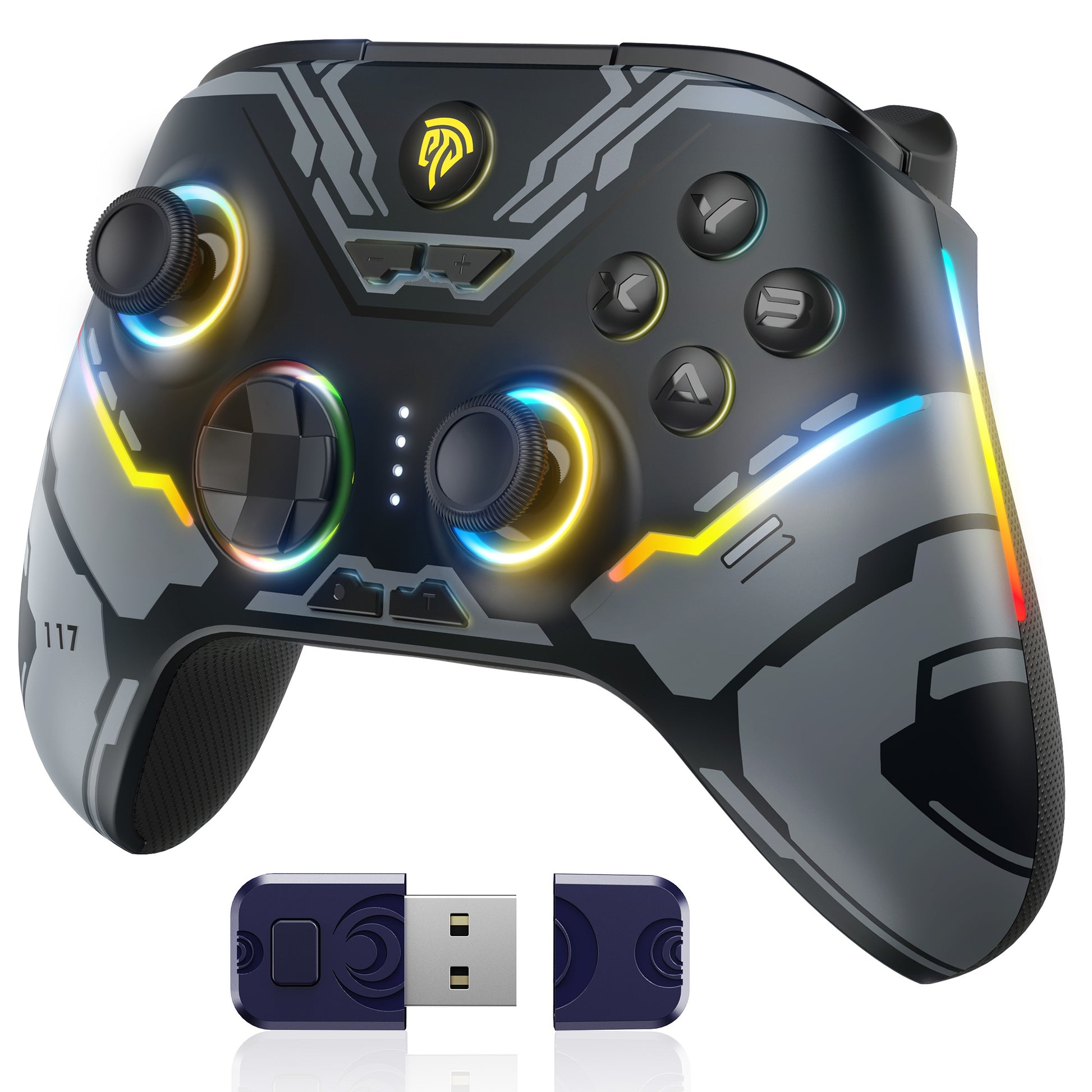 EasySMX X15 RGB Controller – Hall Effect Joystick & Trigger for Windows / Steam / Switch Starfield