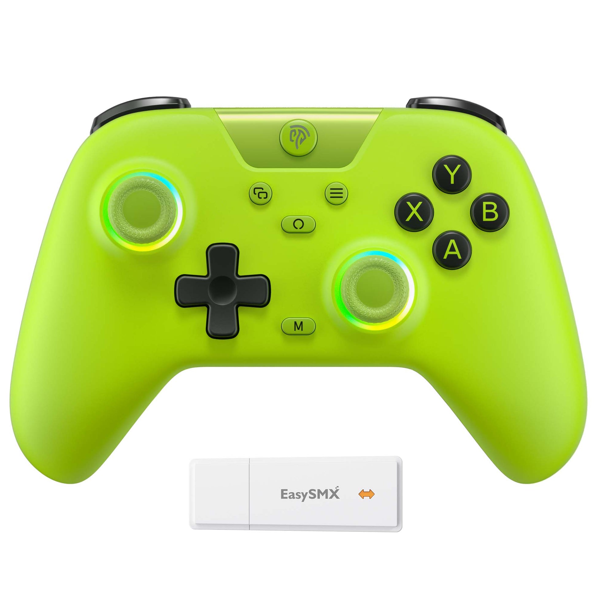EasySMX X05 Hall Effect Gaming Controller For PC / Steam / Nintendo Switch Green
