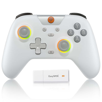 EasySMX X05 Hall Effect Gaming Controller For PC / Steam / Nintendo Switch Grey