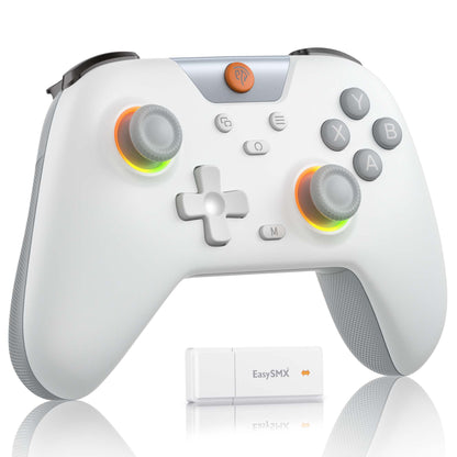 EasySMX X05 Hall Effect Gaming Controller For PC / Steam / Nintendo Switch Grey