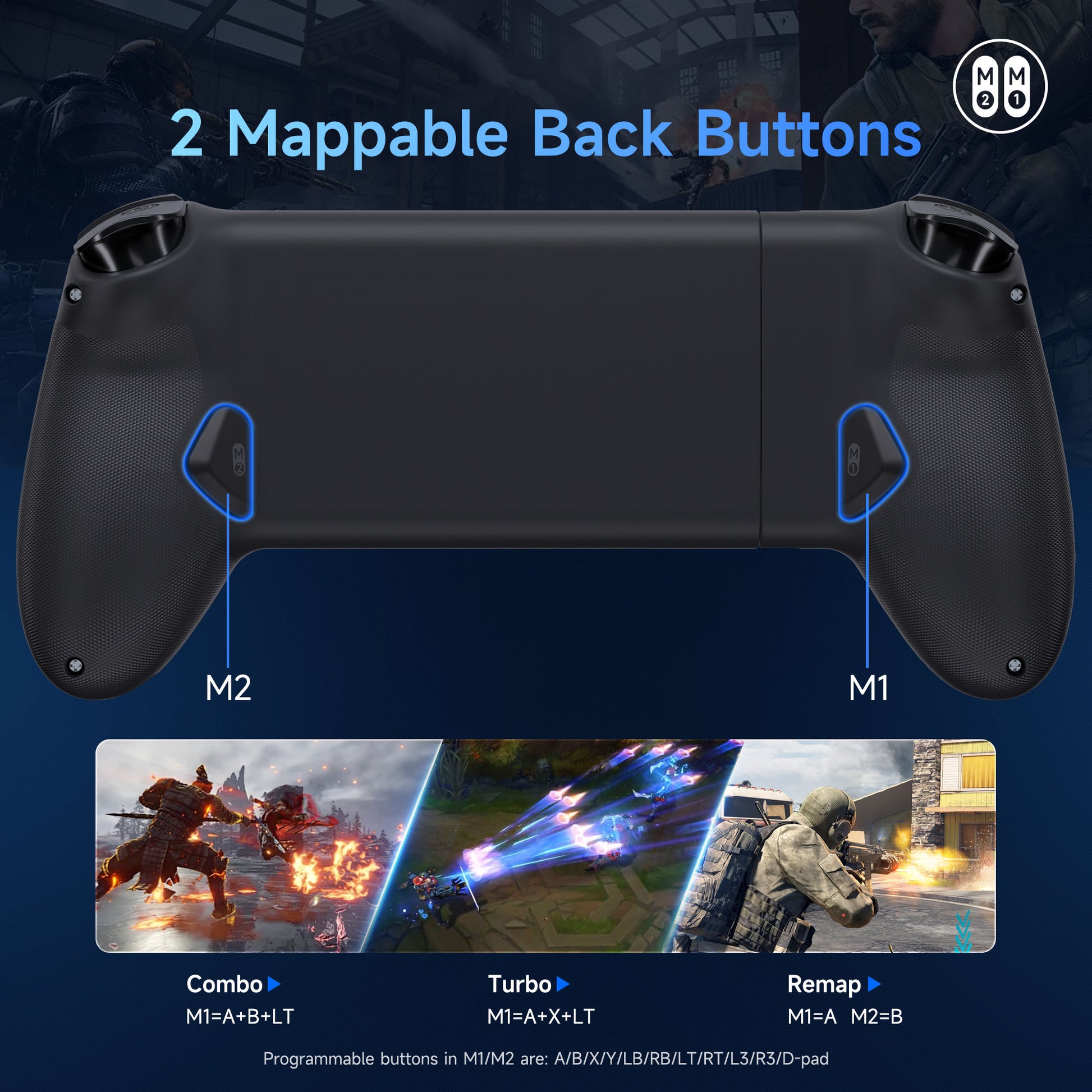 EasySMX M15 Type C Mobile Gaming Controller With Hall Effect & Mechanical Buttons