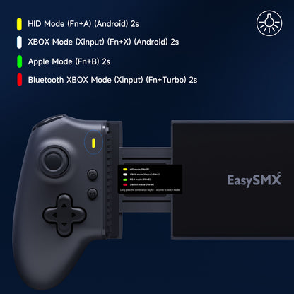 EasySMX M15 Type C Mobile Gaming Controller With Hall Effect & Mechanical Buttons