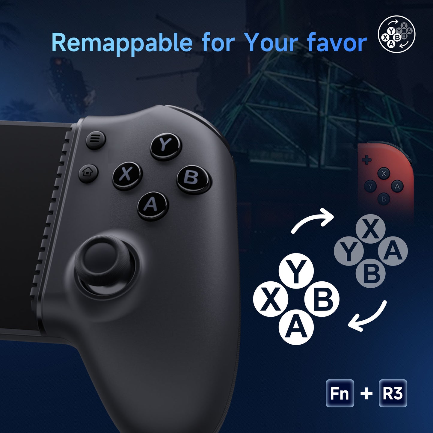 EasySMX M15 Type C Mobile Gaming Controller With Hall Effect & Mechanical Buttons