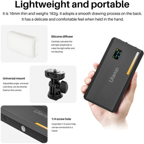 Ulanzi Vijim VL196 RGB LED Video Light