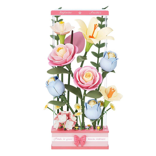 Robotime Blooming Bouquet Box DIY 3D Puzzle