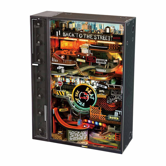 Robotime Hip-Hop Street Marble Run Mechanical 3D Puzzle