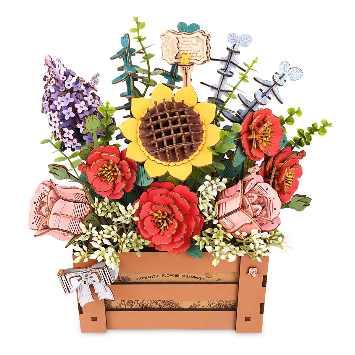 Robotime Wooden Bloom Box DIY 3D Puzzle