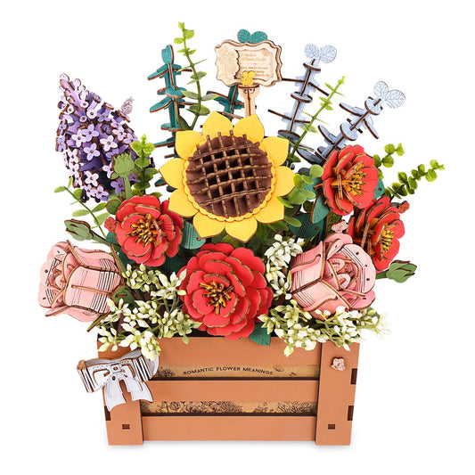 Robotime Wooden Bloom Box DIY 3D Puzzle
