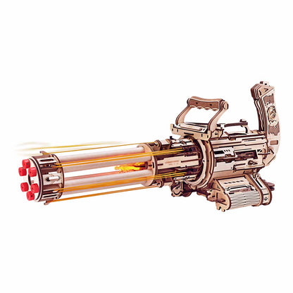 Robotime Rotating-Barrel Machine Toy Gun DIY 3D Wooden Puzzle