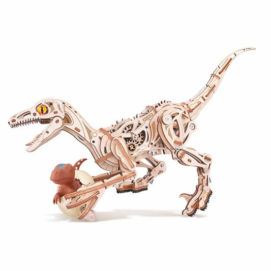 Robotime Velociraptor Mechanical Moving 3D Wooden Puzzle