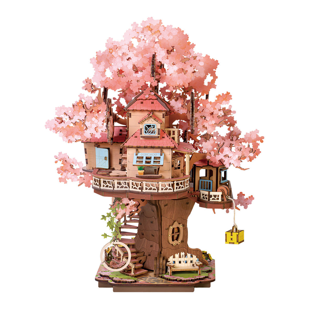 Robotime Sakura Tree House DIY Wooden 3D Puzzle