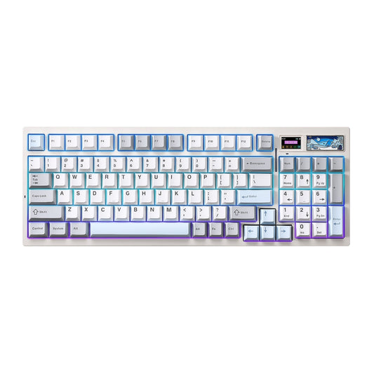 YUNZII IF99 QMK/VIA Full Size LCD Mechanical Gaming Keyboard