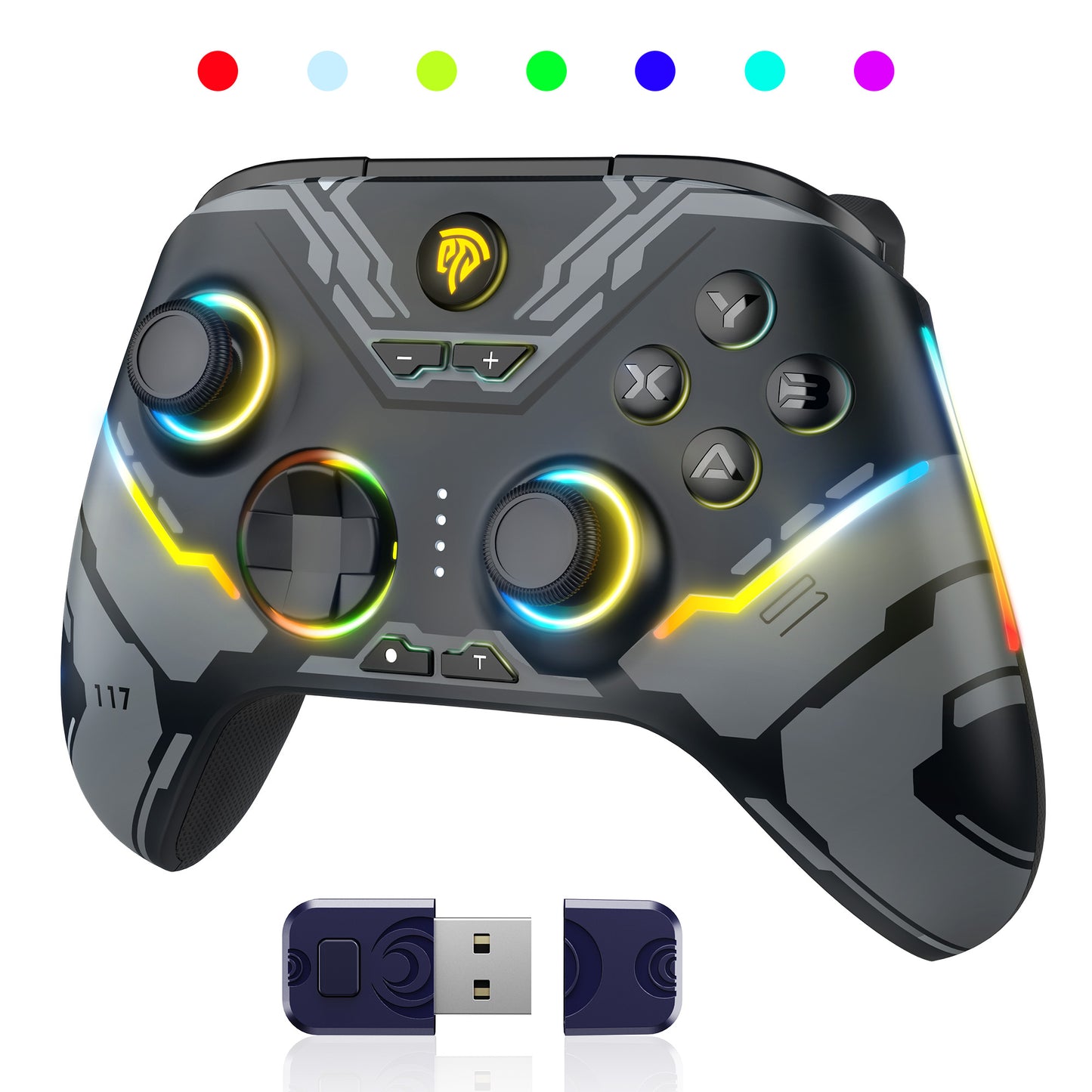 EasySMX X15 RGB Controller – Hall Effect Joystick & Trigger for Windows / Steam / Switch Starfield