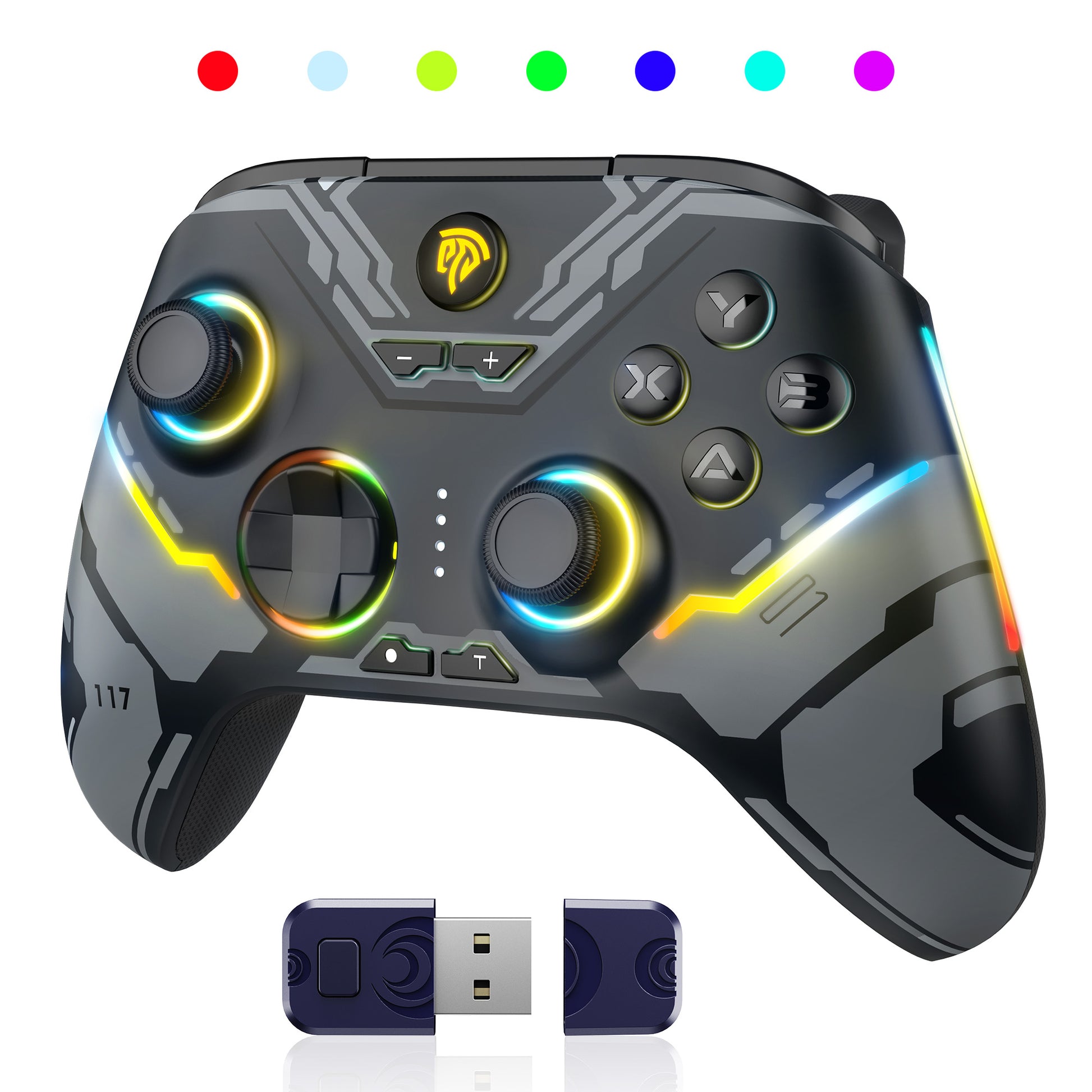EasySMX X15 RGB Controller – Hall Effect Joystick & Trigger for Windows / Steam / Switch Starfield