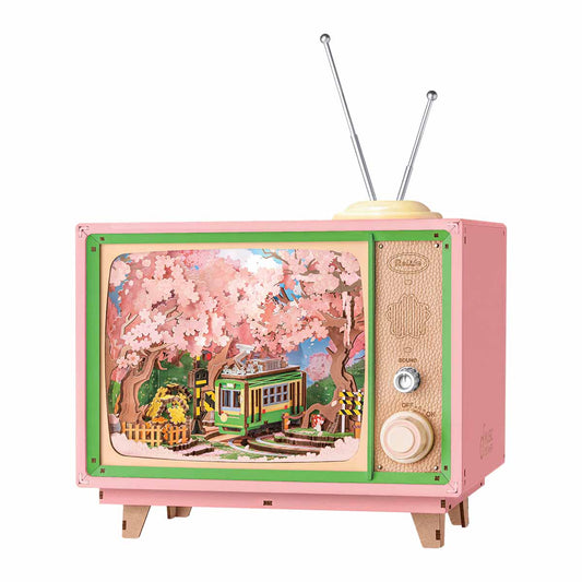 Robotime Sakura Dreamy Tour DIY Music Box 3D Wooden Puzzle