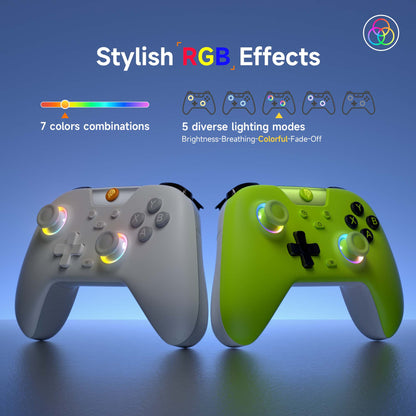 EasySMX X05 Hall Effect Gaming Controller For PC / Steam / Nintendo Switch Green