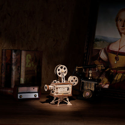 Robotime Vitascope Movie Projector 3D DIY Wooden Puzzle