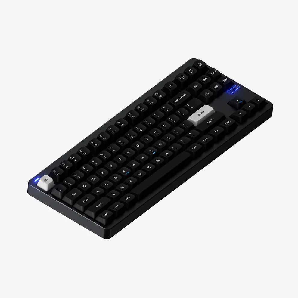 NuPhy Gem80 Barebones Wireless Custom Mechanical Keyboard Obsidian Black