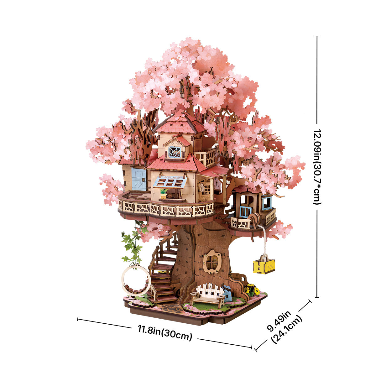 Robotime Sakura Tree House DIY Wooden 3D Puzzle