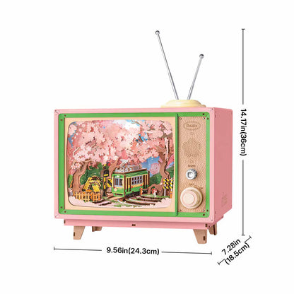 Robotime Sakura Dreamy Tour DIY Music Box 3D Wooden Puzzle