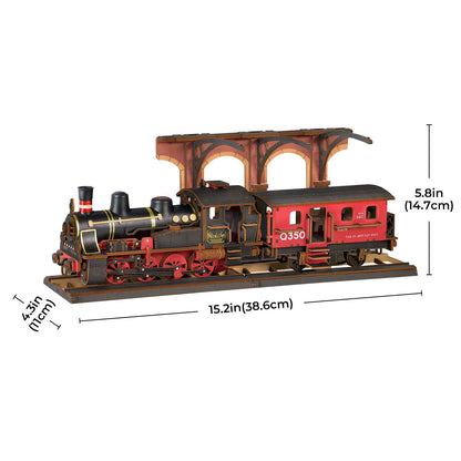 Robotime Steam Journey 3D DIY Wooden Puzzle