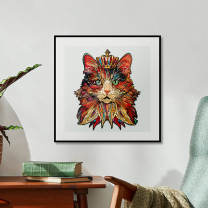 Robotime Cat King Wooden Jigsaw Puzzle