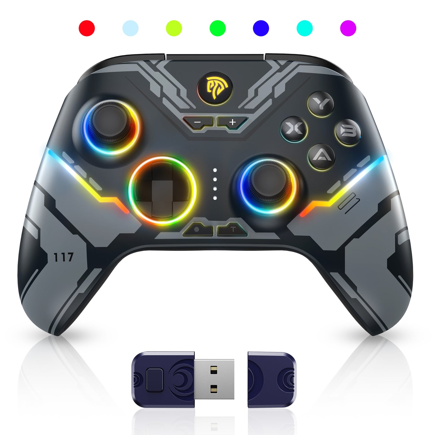 EasySMX X15 RGB Controller – Hall Effect Joystick & Trigger for Windows / Steam / Switch Starfield