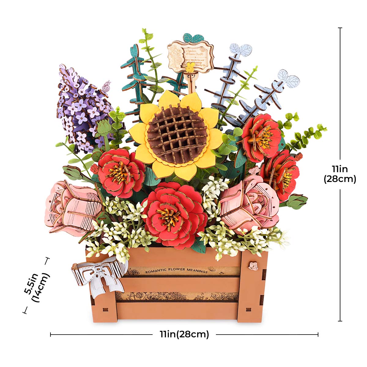 Robotime Wooden Bloom Box DIY 3D Puzzle
