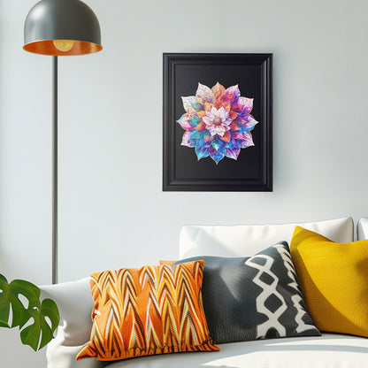 Robotime Mystic Mandala Flower Wooden Jigsaw Puzzle