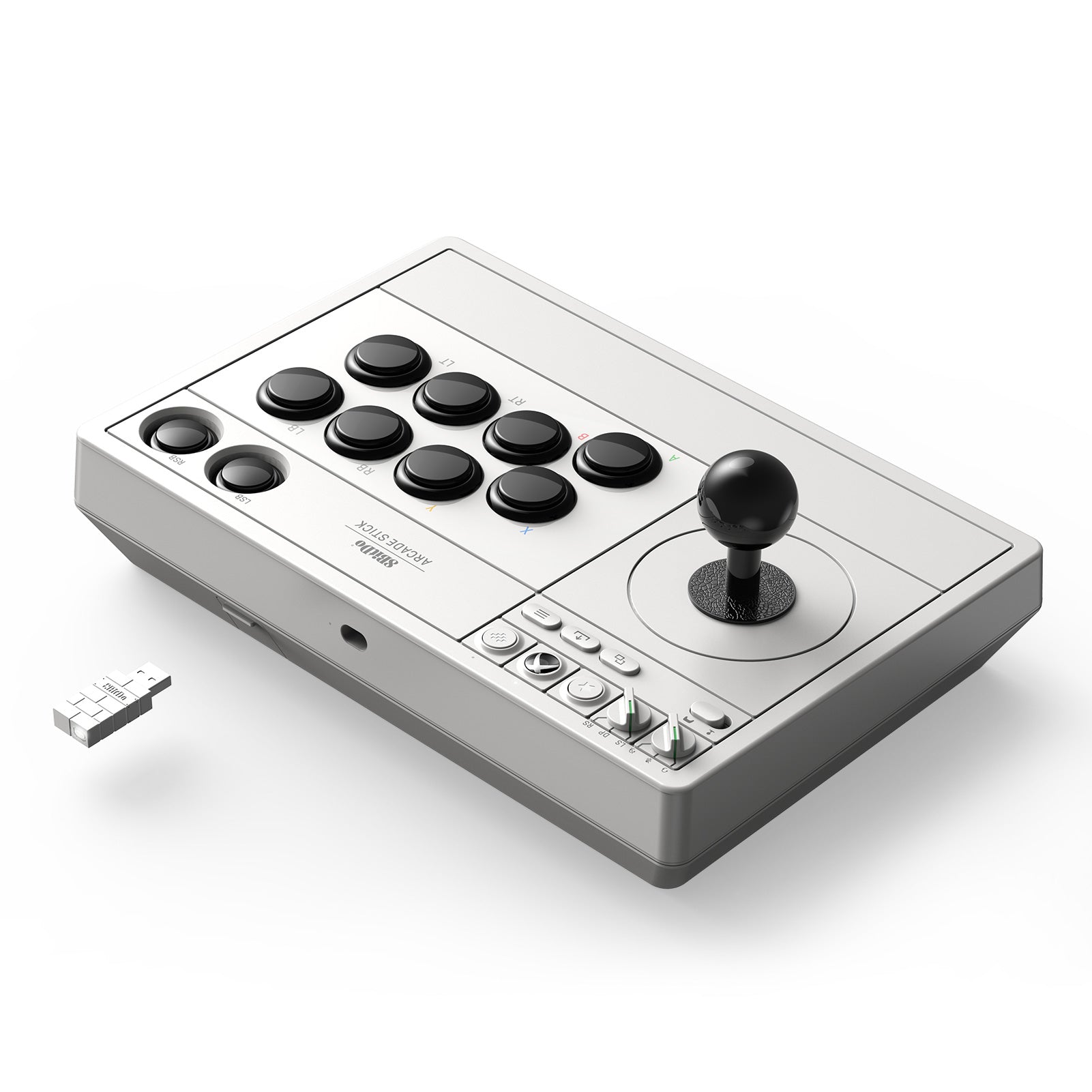 8BitDo Retro Arcade Stick for Xbox & Windows 10 Devices White