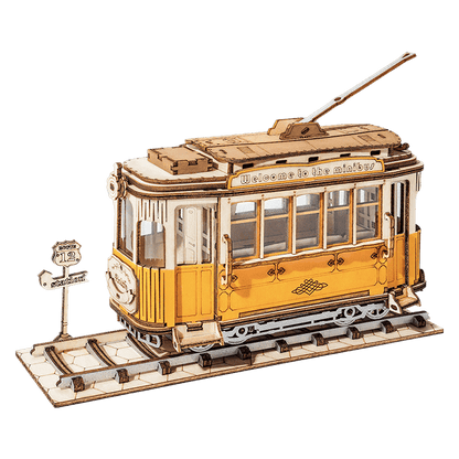 Robotime Historical Tramcar 3D Wooden Puzzle
