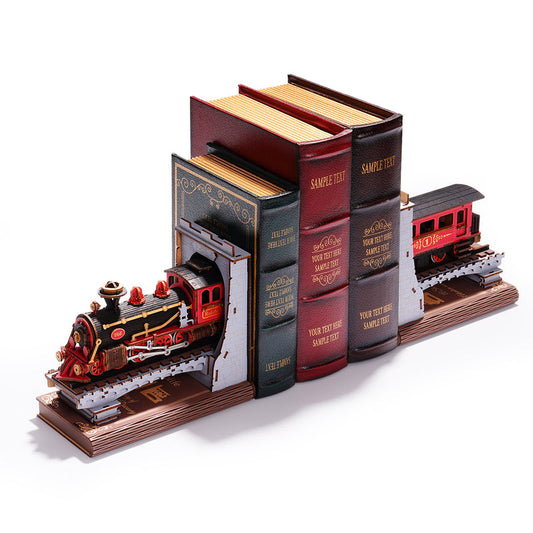 Robotime Century Train DIY Book Nook Shelf Insert Miniature Dollhouse