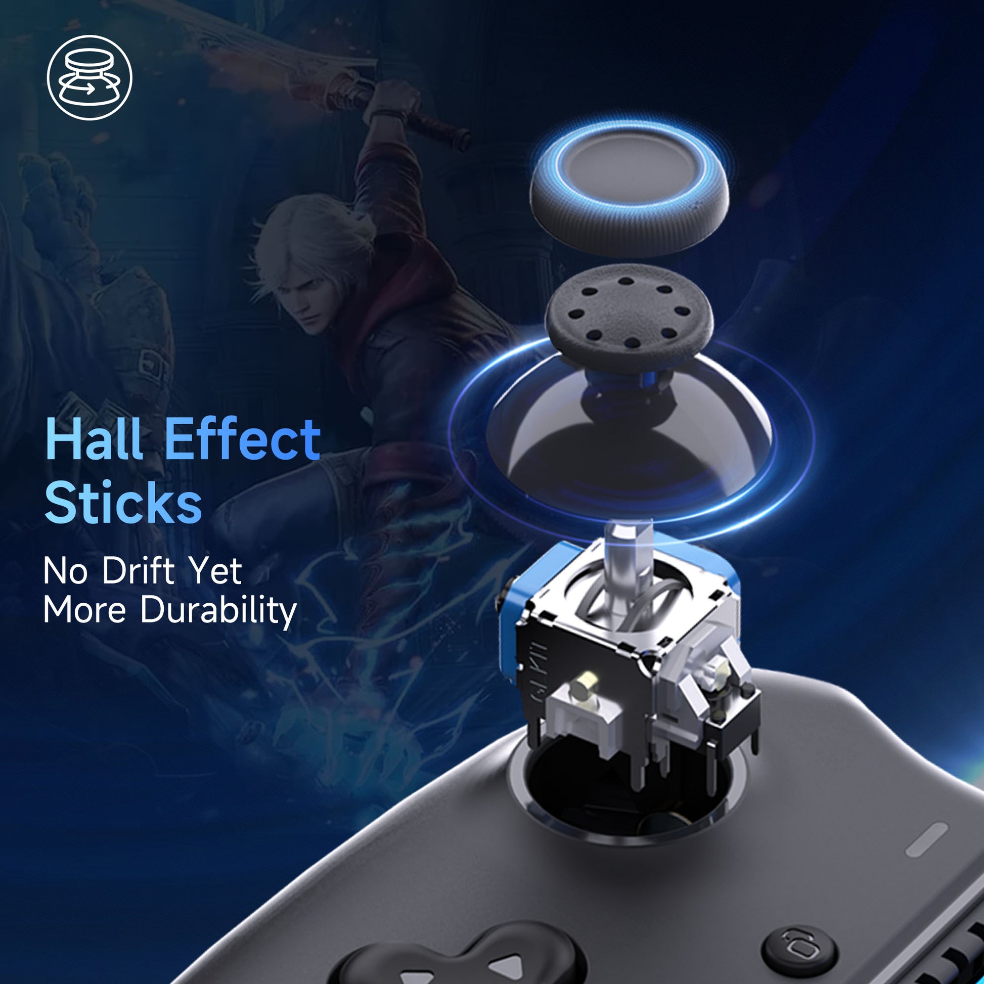 EasySMX M15 Type C Mobile Gaming Controller With Hall Effect & Mechanical Buttons