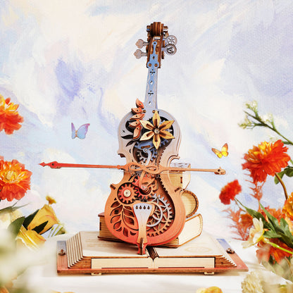 Robotime Symphony of Gorgeous Dreams Mechanical Music Box DIY Puzzle
